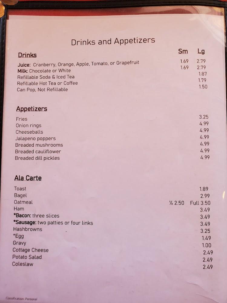 Downtown Diner Menu image 3