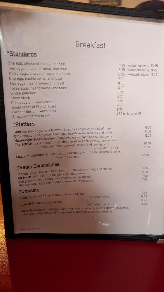 Downtown Diner Menu image 4